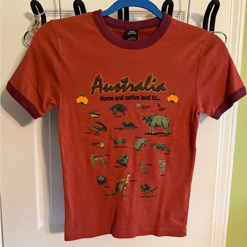 Urban Outfitters Australia Graphic Kids T-Shirt - Red